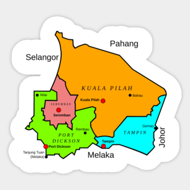 Map Malaysia Negeri Sembilan  Maps of the World